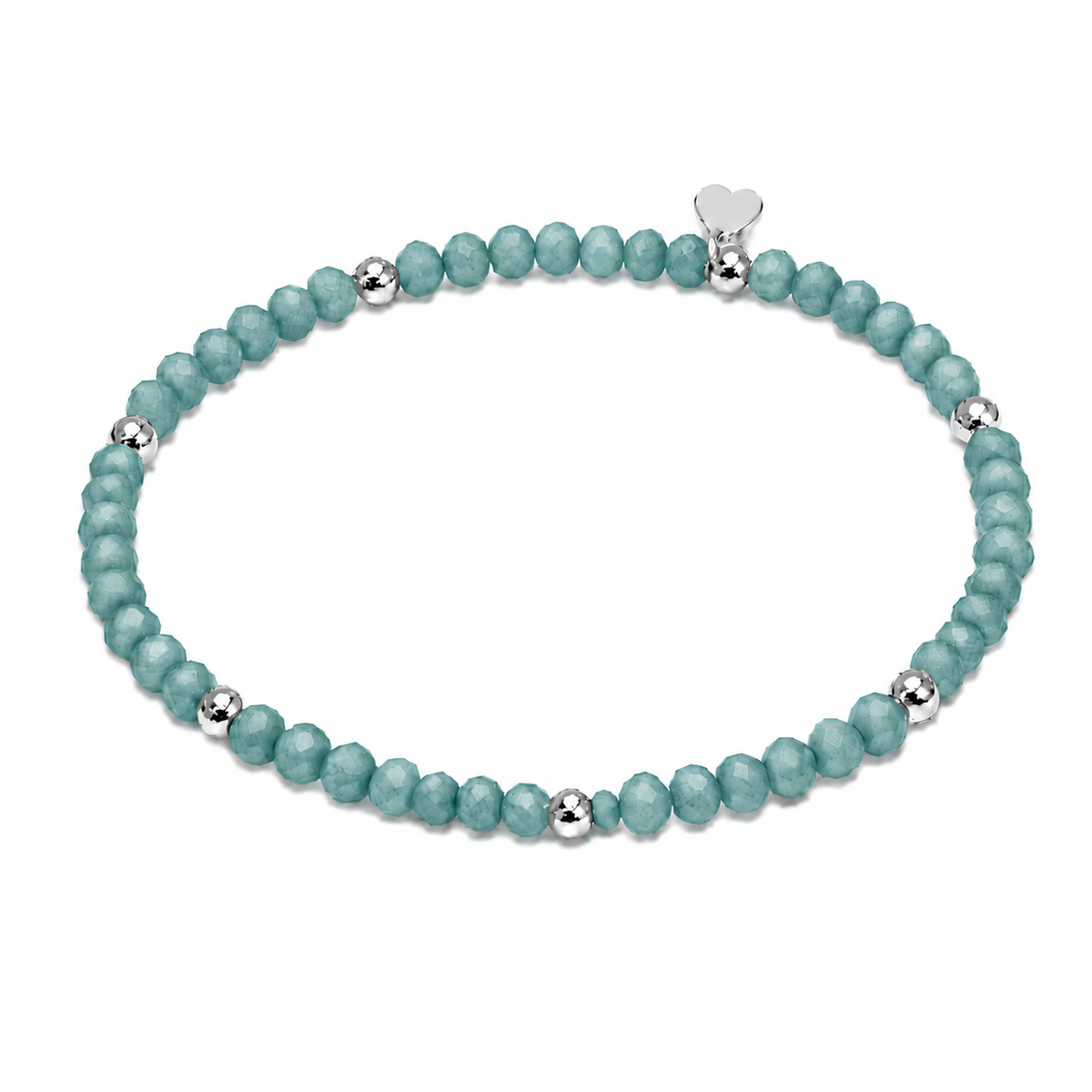 FACETTARMBAND -ELLA- PETROL