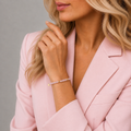 FACETTARMBAND -ELLA- ROSA
