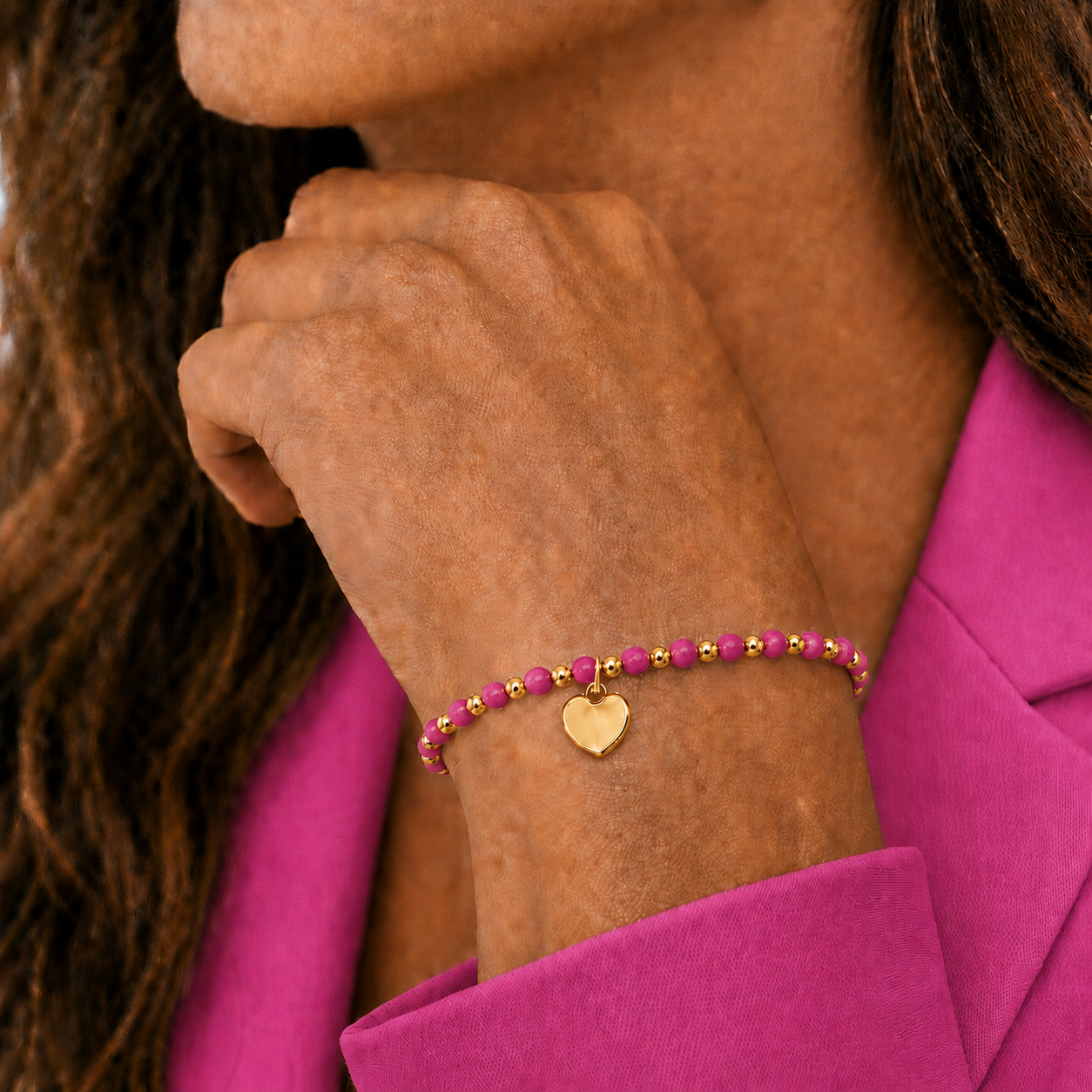 ARMBAND -CORA- PINK