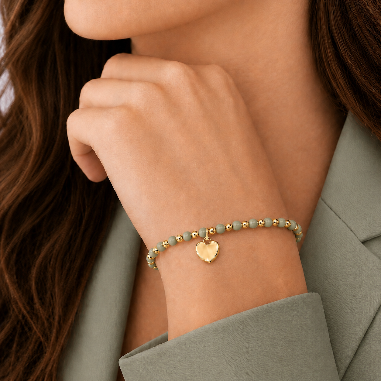 ARMBAND -CORA- OLIV