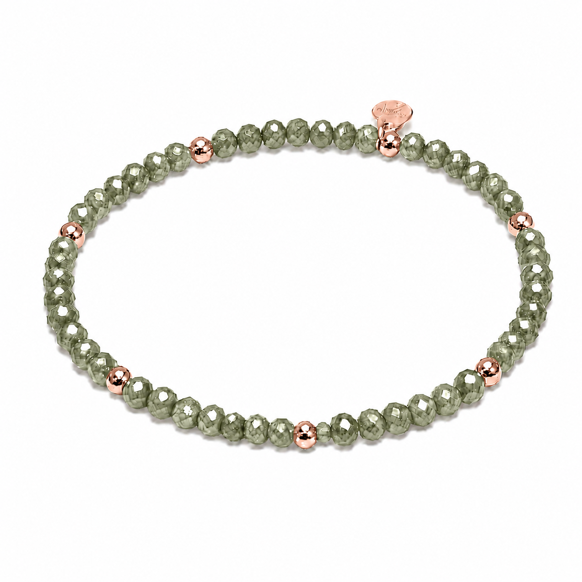 FACETTARMBAND -ELLA- OLIV