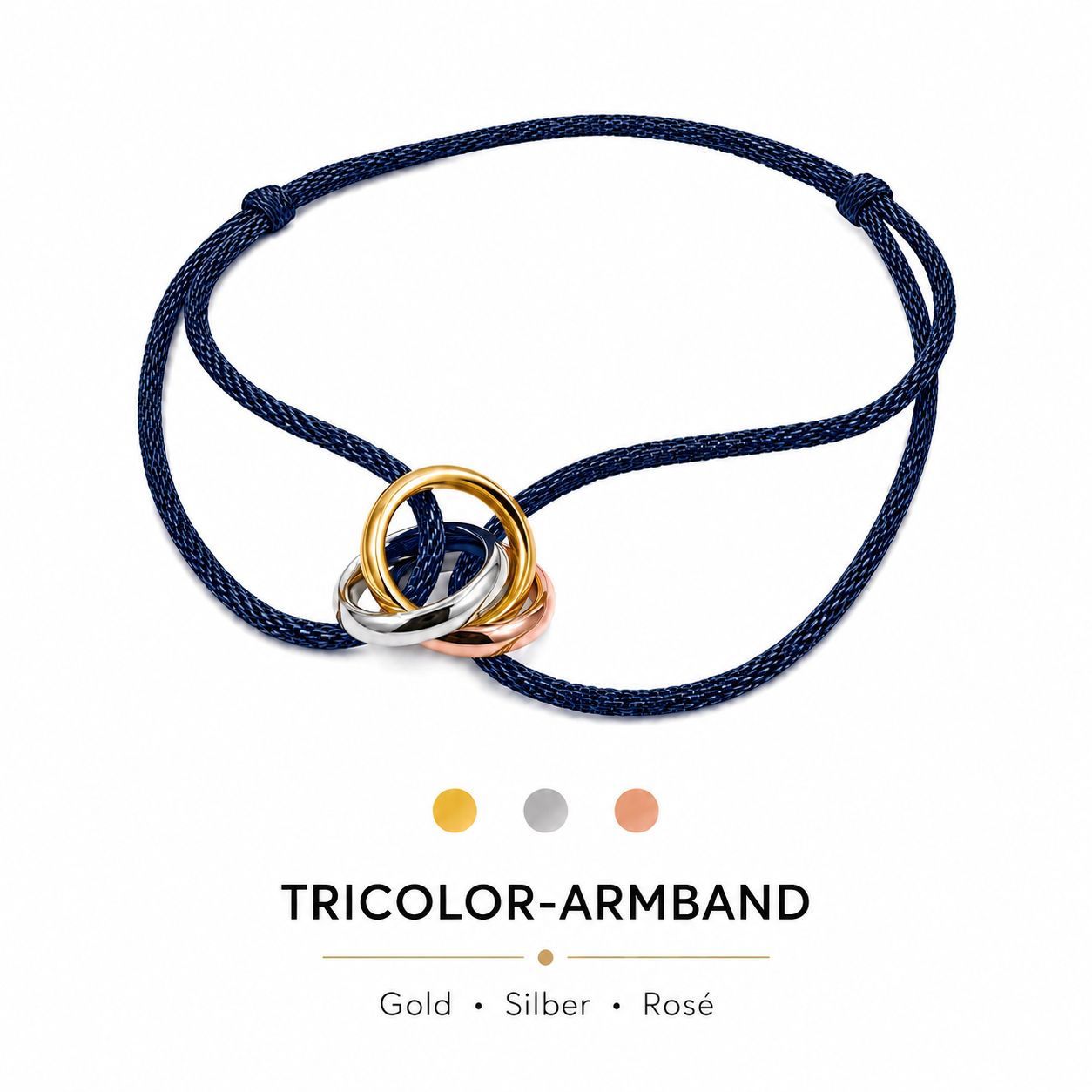 ARMBAND -CARTER- DUNKELBLAU