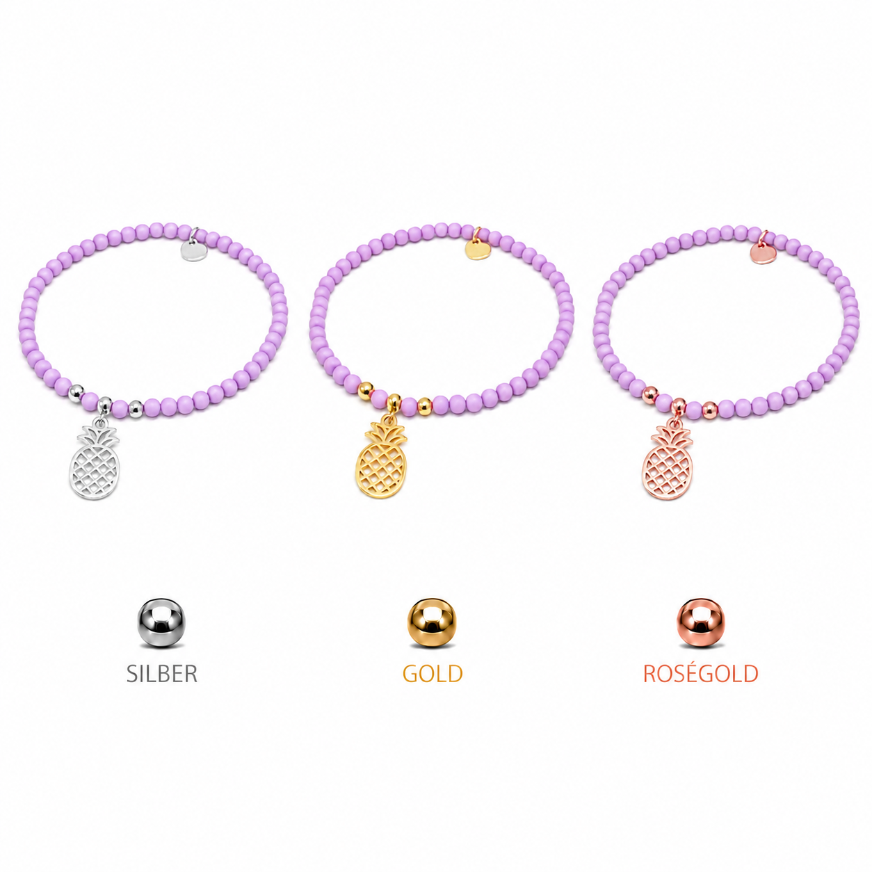 ARMBAND -AMELIA- FLIEDER