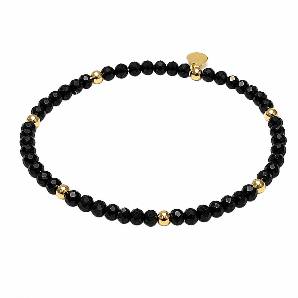 FACETTARMBAND -ELLA- SCHWARZ