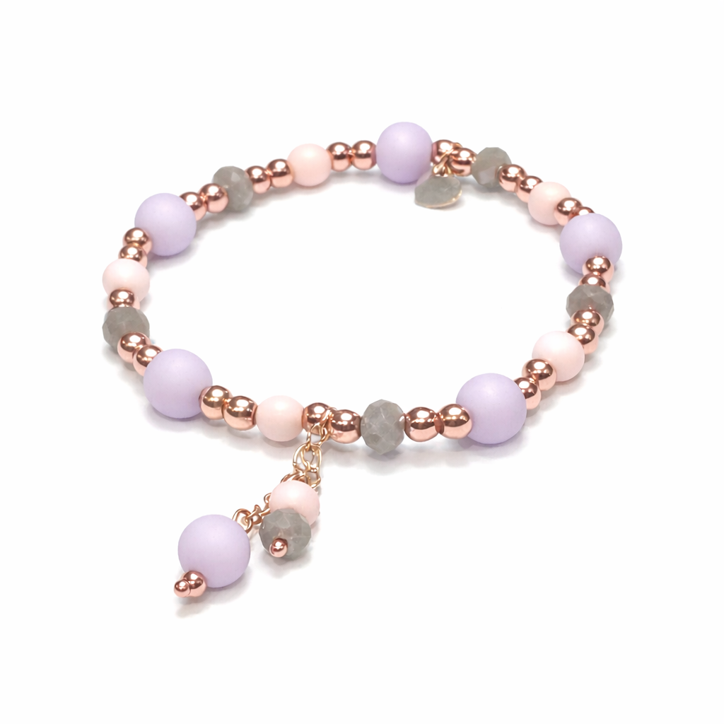ARMBAND -ORCHIDEA- FLIEDER