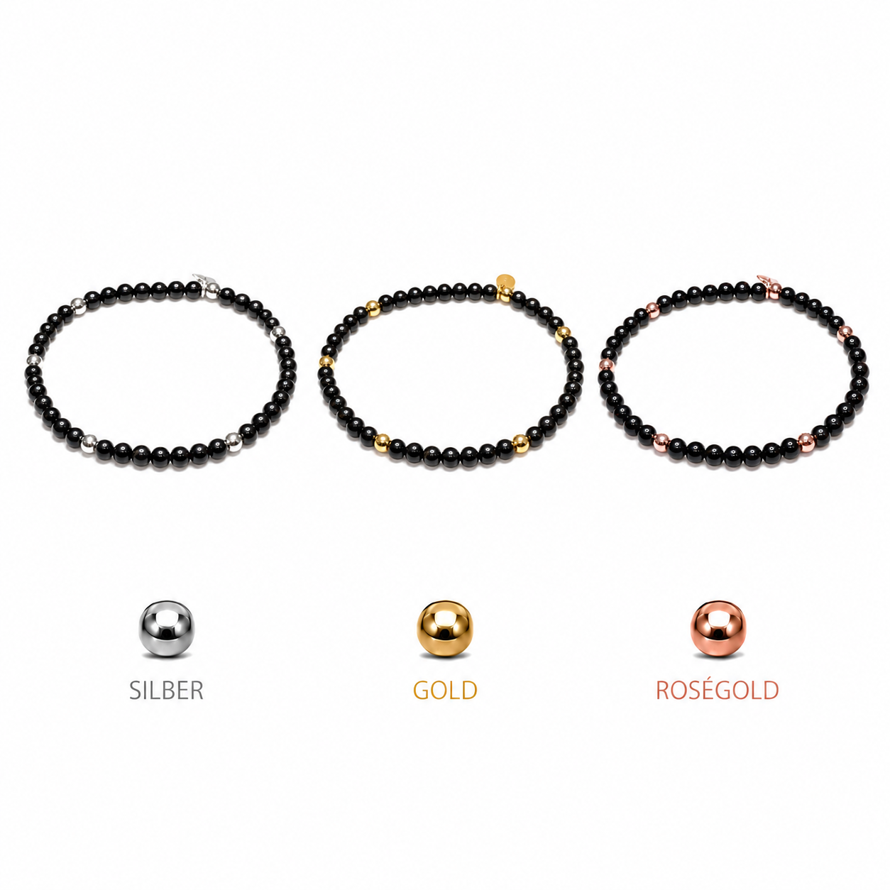 ARMBAND -CHANTAL- SCHWARZ