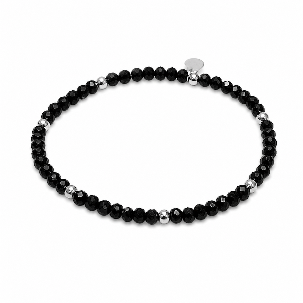 FACETTARMBAND -ELLA- SCHWARZ