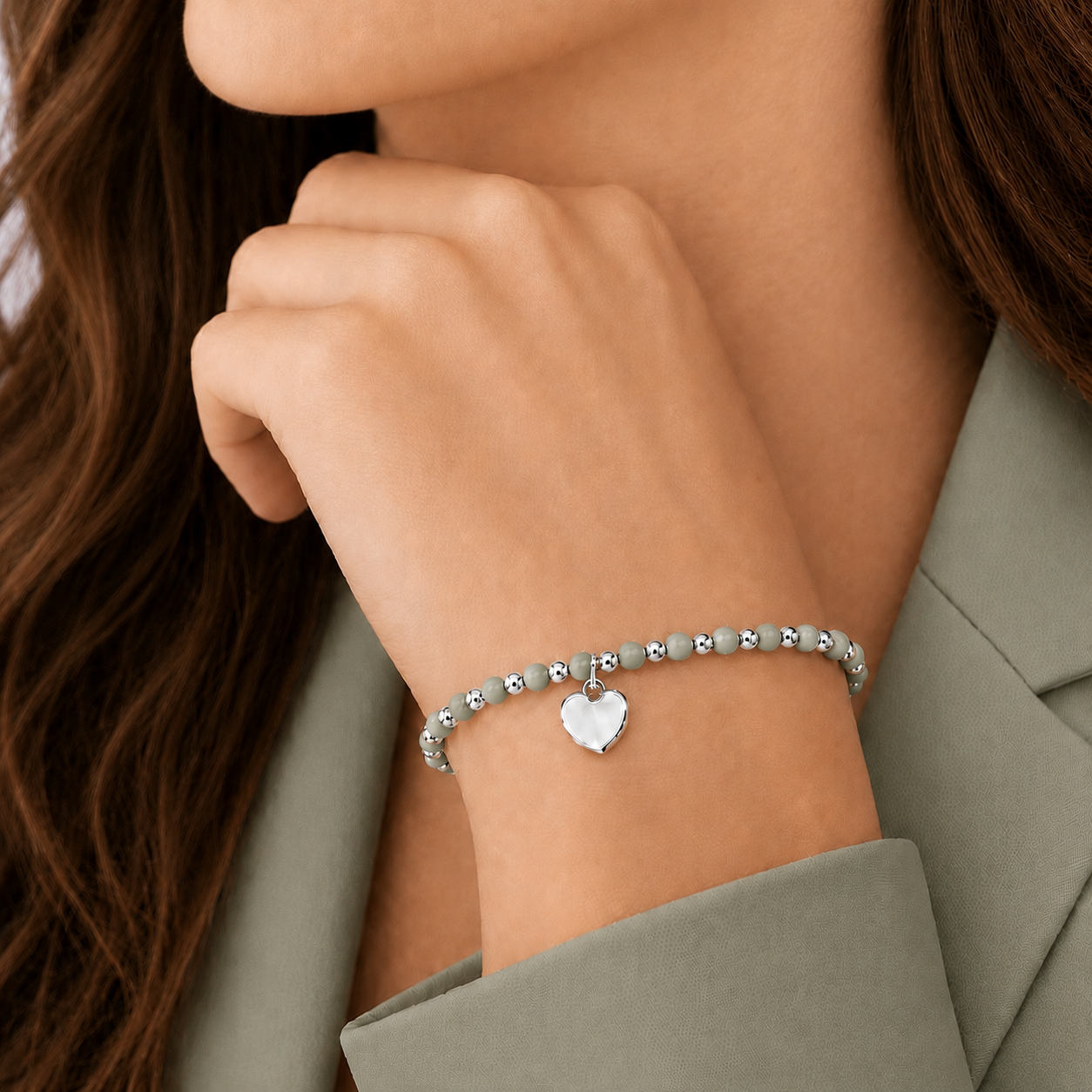 ARMBAND -CORA- OLIV