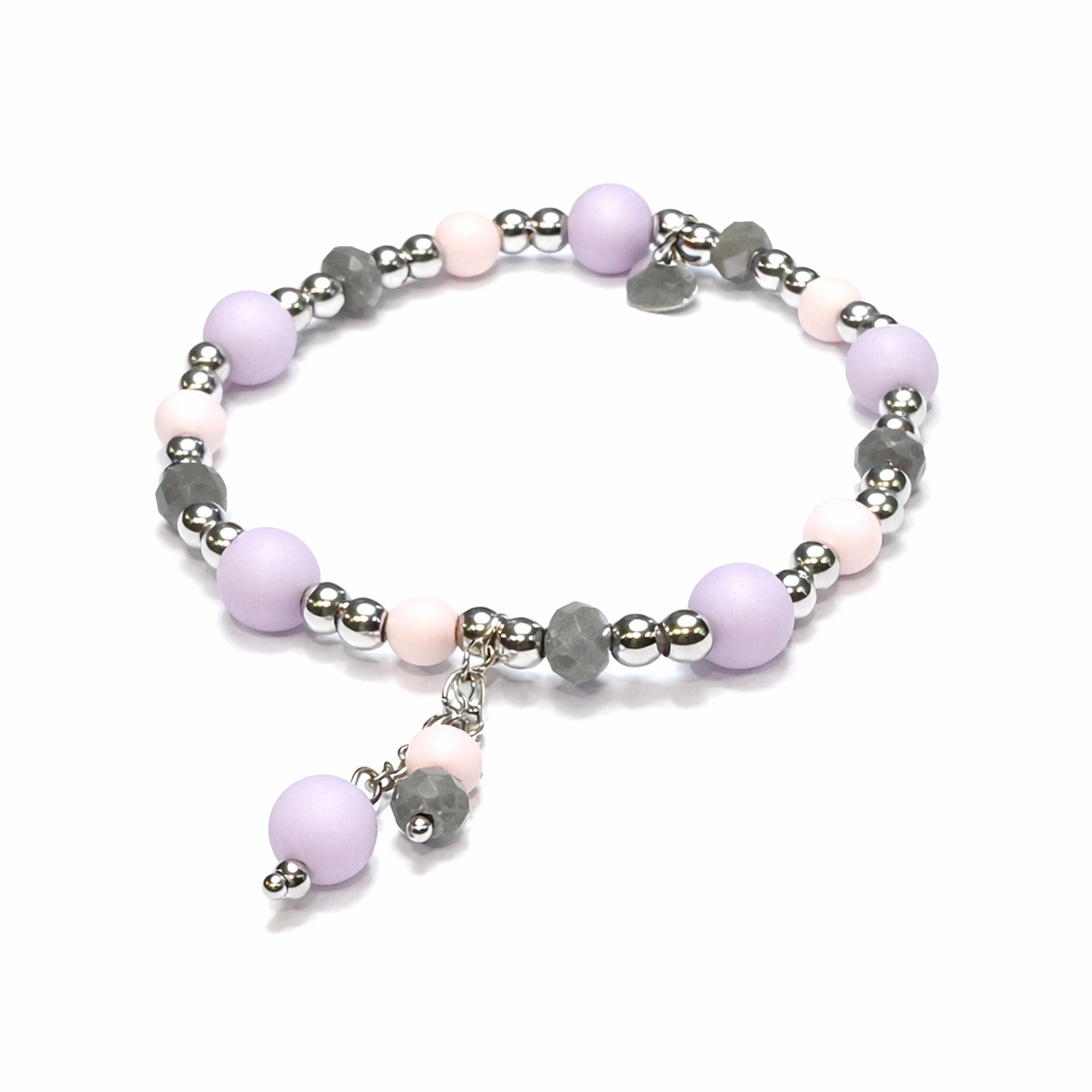 ARMBAND -ORCHIDEA- FLIEDER