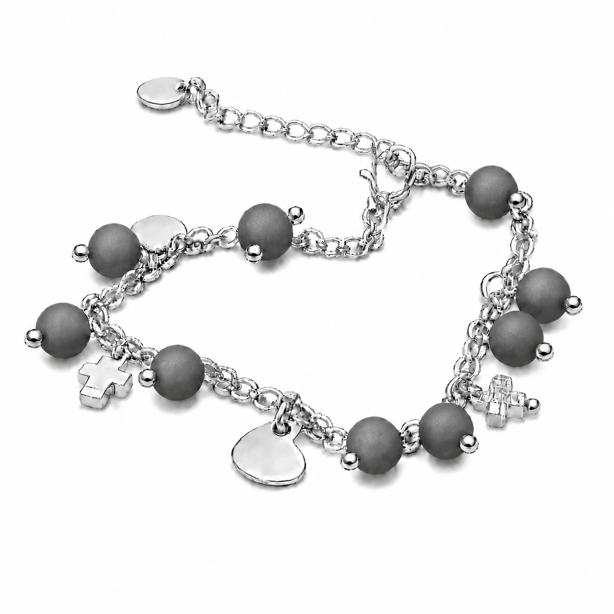 ARMBAND -NELLY- DUNKELGRAU