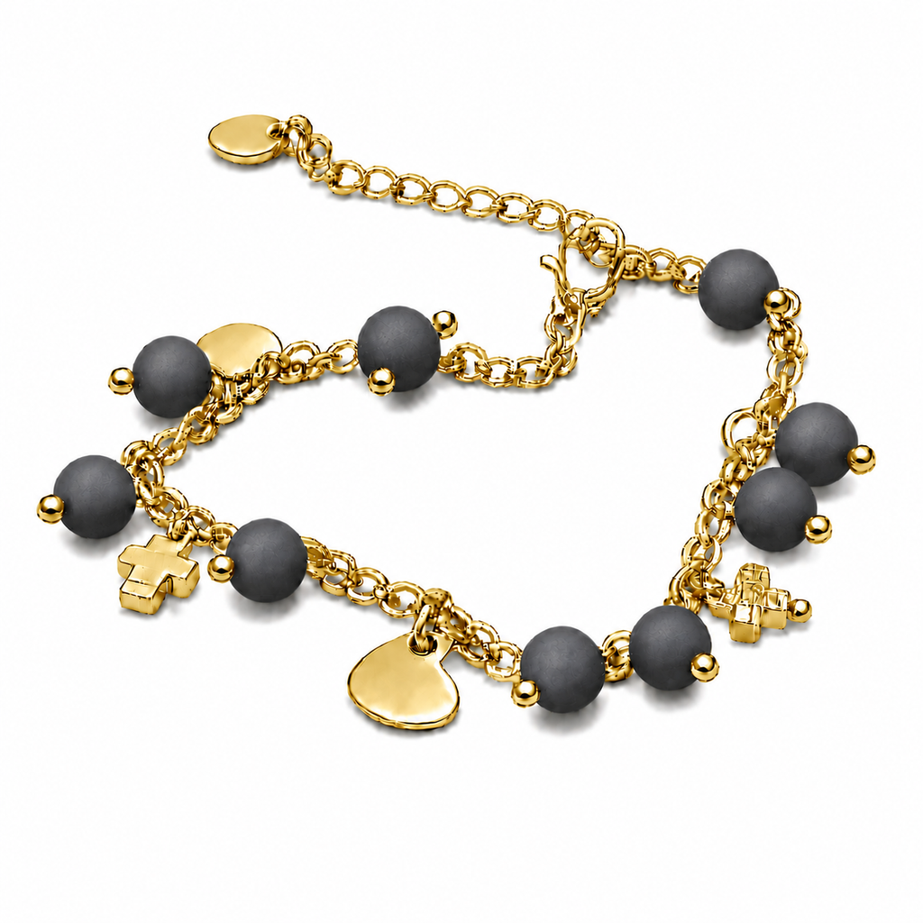 ARMBAND -NELLY- DUNKELGRAU