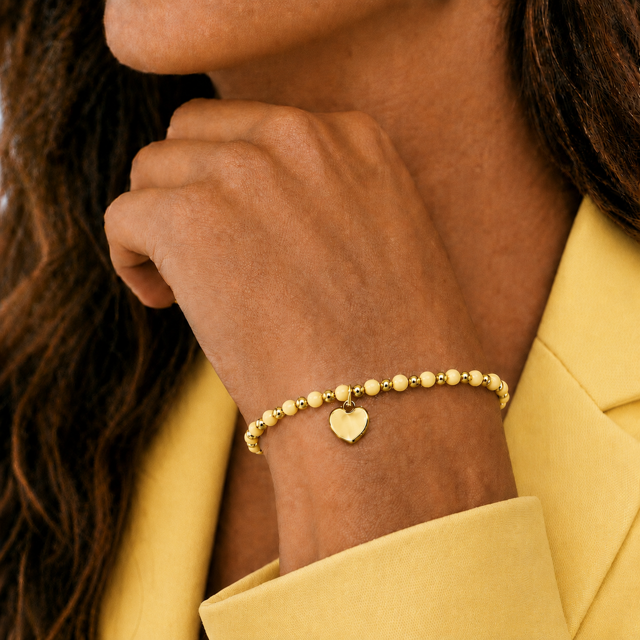 ARMBAND -CORA- GELB