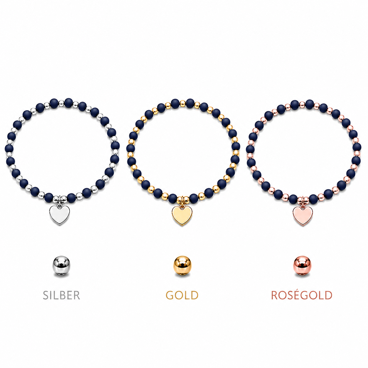 ARMBAND -CORA- DUNKELBLAU