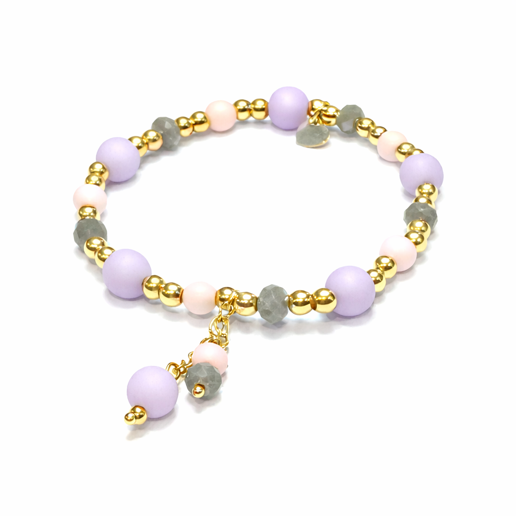 ARMBAND -ORCHIDEA- FLIEDER