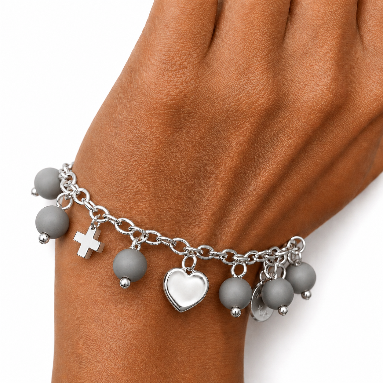 ARMBAND -NELLY- DUNKELGRAU