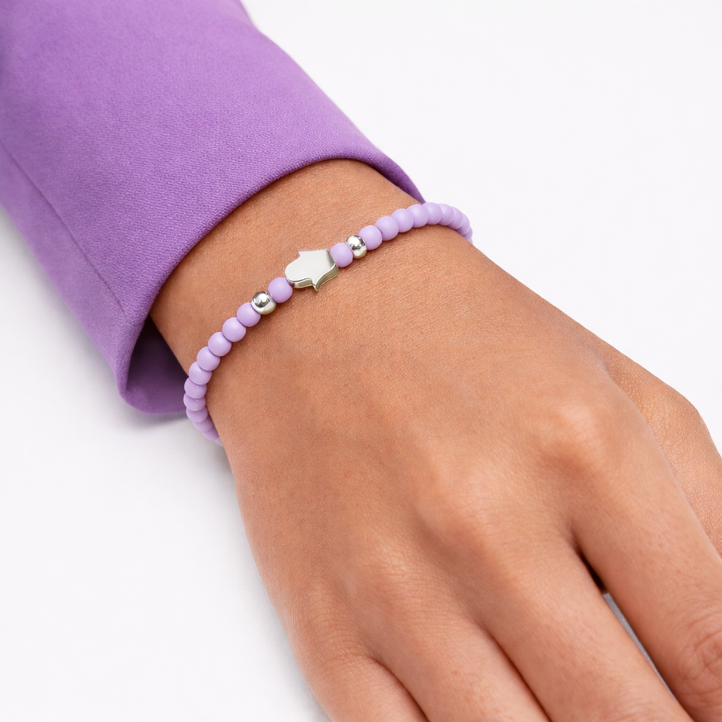 ARMBAND -HOLLY- FLIEDER