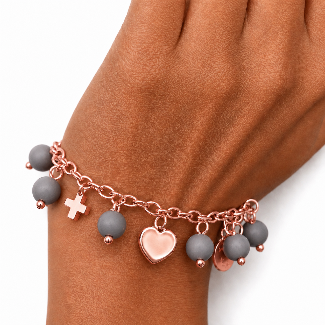 ARMBAND -NELLY- DUNKELGRAU