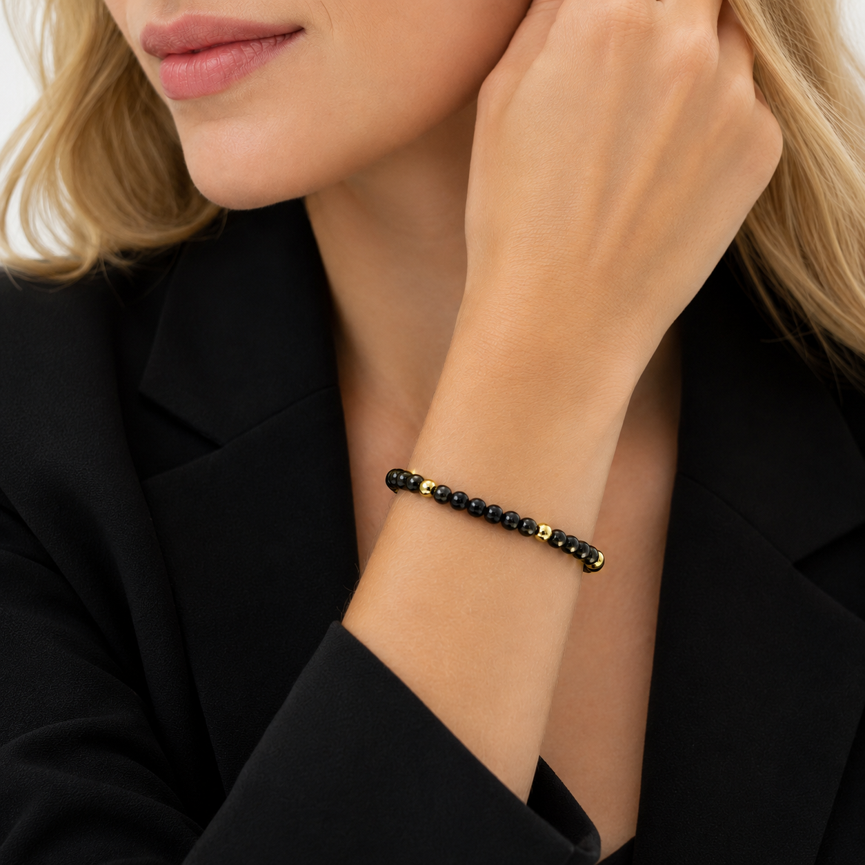 ARMBAND -CHANTAL- SCHWARZ
