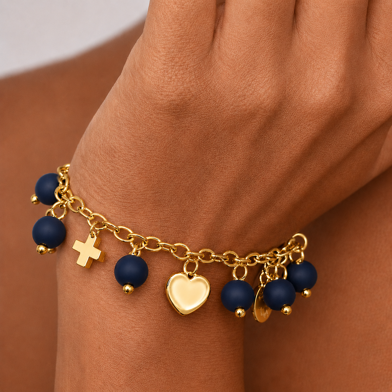 ARMBAND -NELLY- DUNKELBLAU