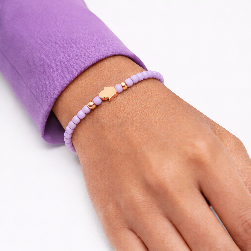 ARMBAND -HOLLY- FLIEDER