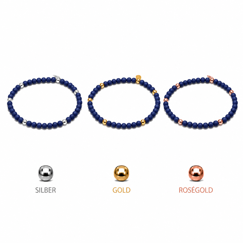 ARMBAND -CHANTAL- DUNKELBLAU