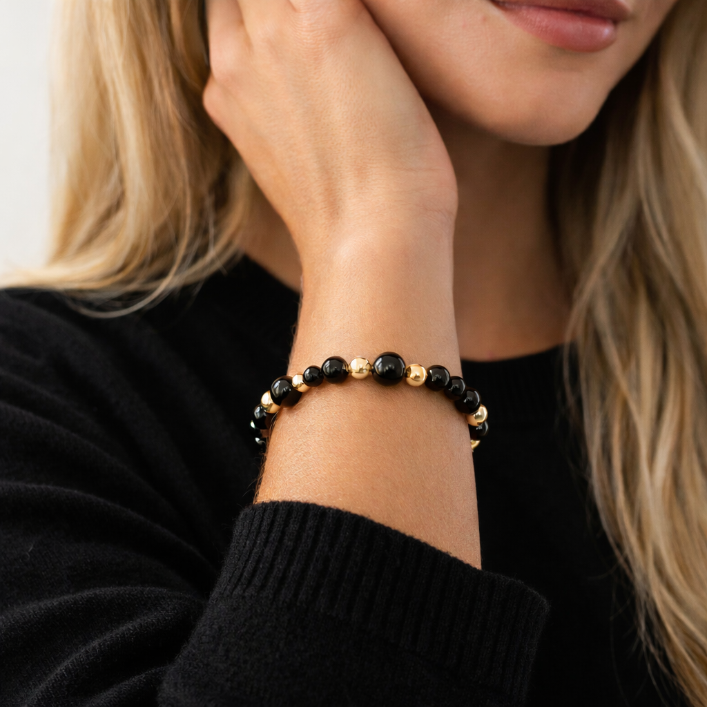 ARMBAND -KAJA- SCHWARZ