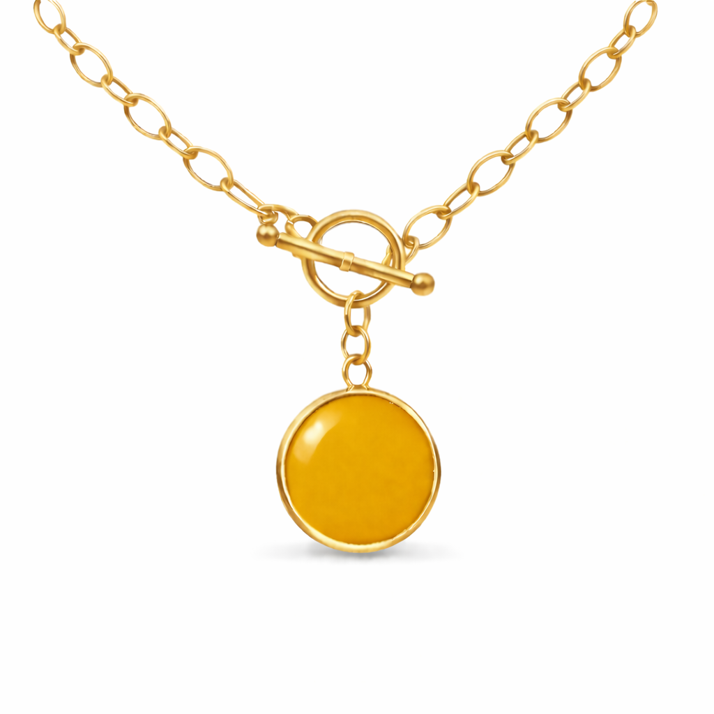 KETTE -ELENA- SENFGELB