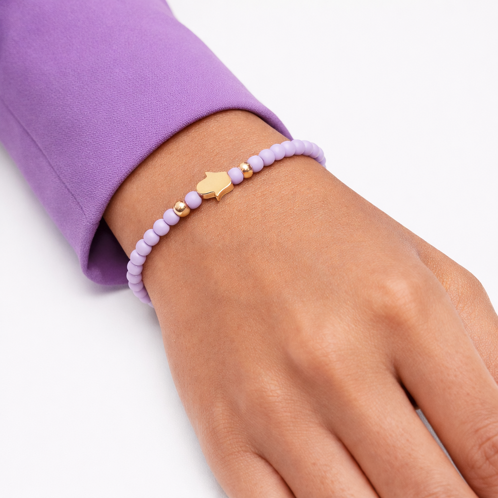 ARMBAND -HOLLY- FLIEDER
