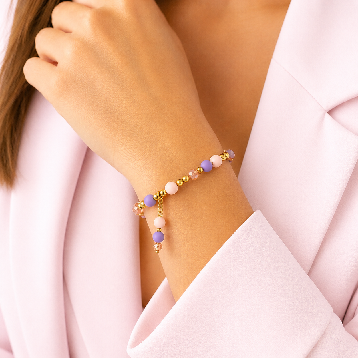 ARMBAND -ORCHIDEA- ROSA