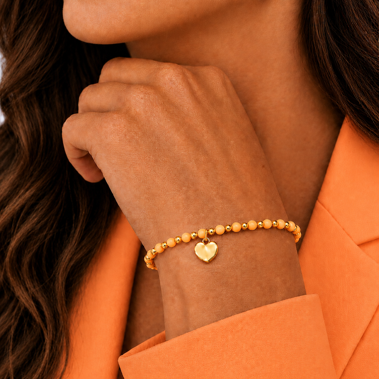 ARMBAND -CORA- ORANGE
