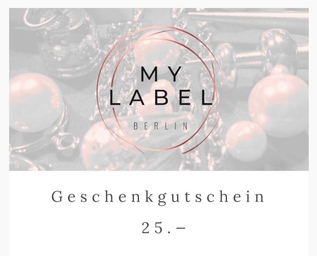 My Label Berlin Geschenkgutschein