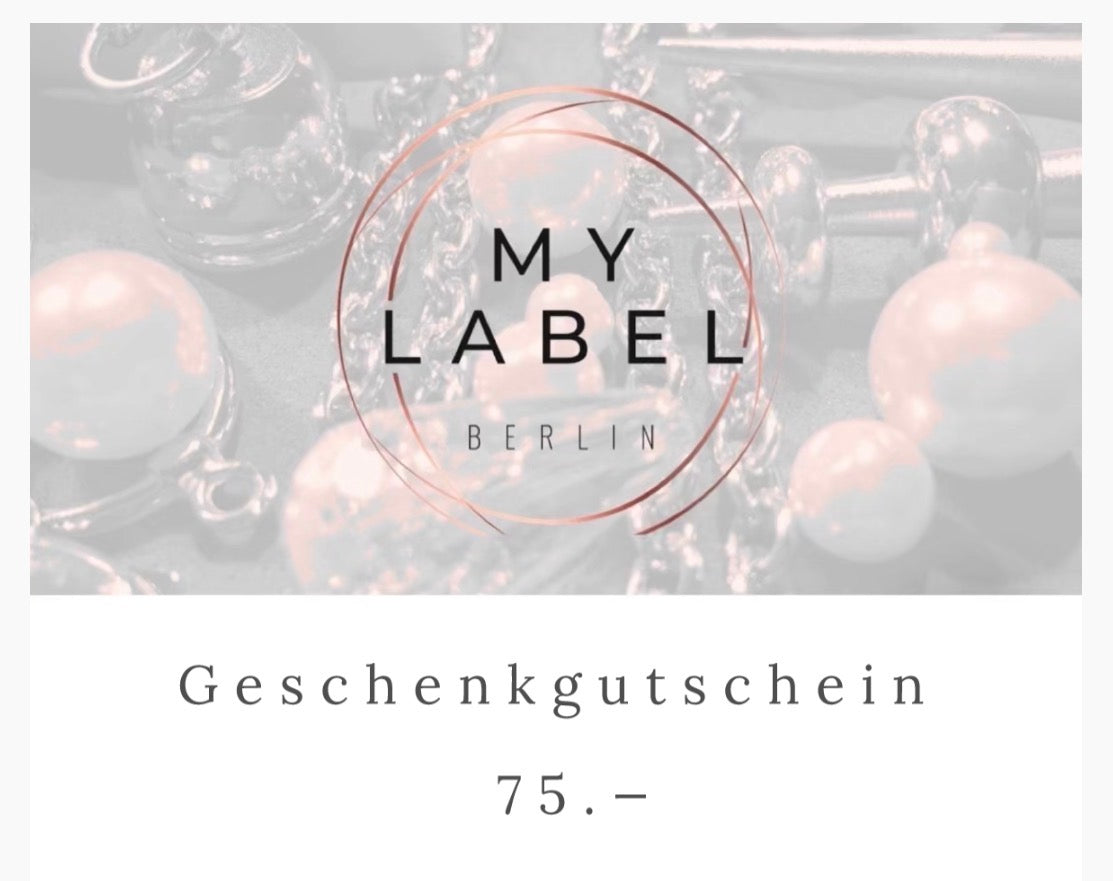 My Label Berlin Geschenkgutschein