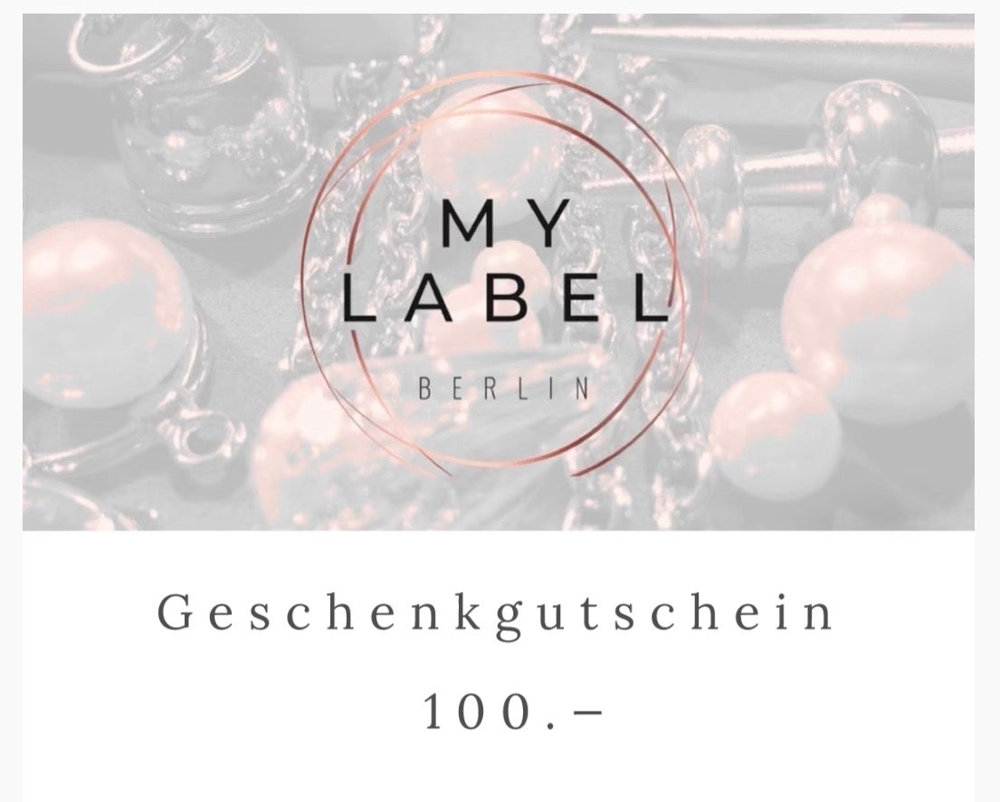 My Label Berlin Geschenkgutschein