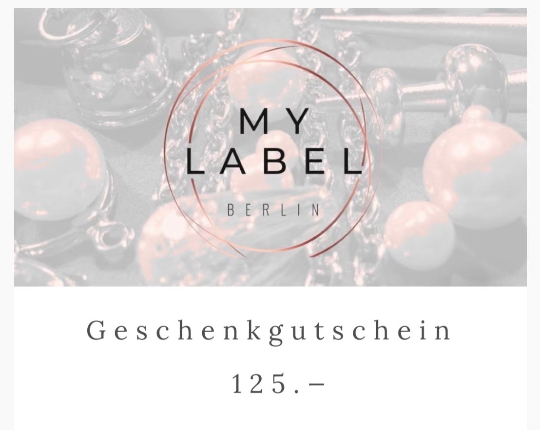My Label Berlin Geschenkgutschein