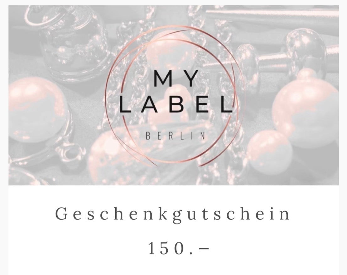 My Label Berlin Geschenkgutschein