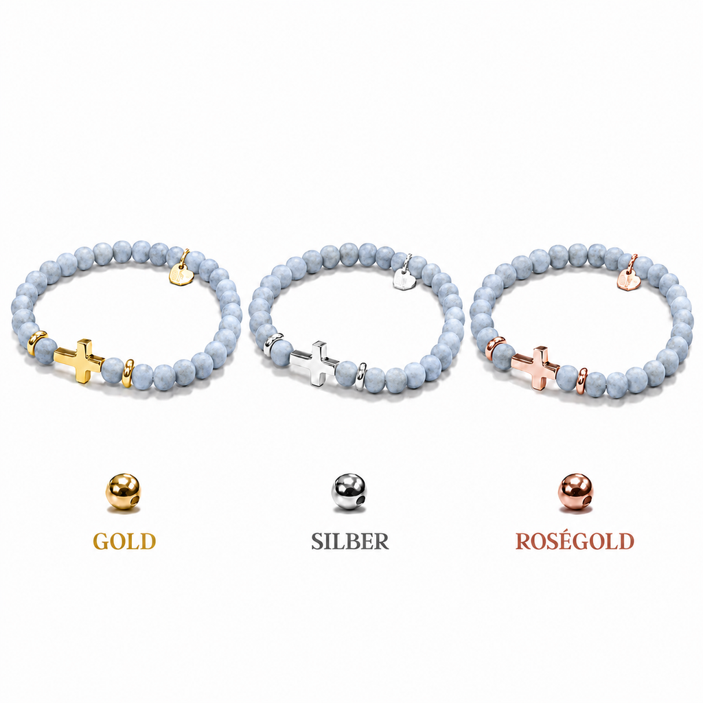 ARMBAND -JEAN- HELLBLAU