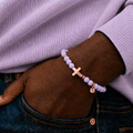 ARMBAND -JEAN- FLIEDER